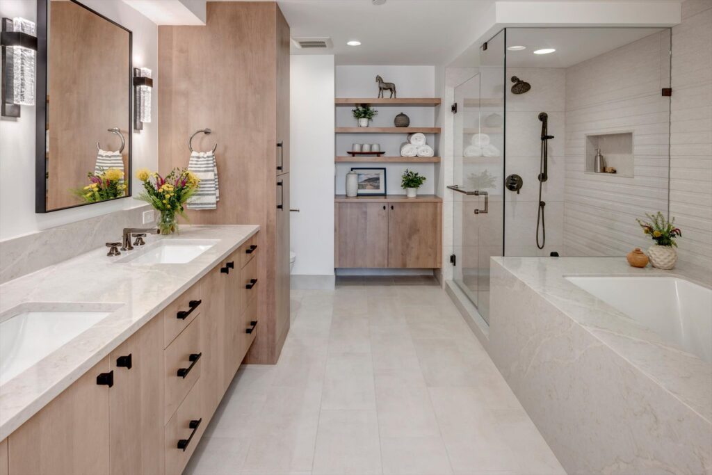 kirkland bathroom remodeling project - condo chic