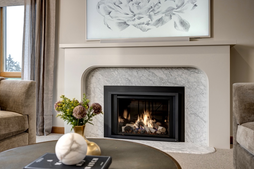 The Farm - Woodinville fireplace